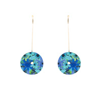 Button Drop Earring