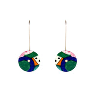 Button Drop Earring
