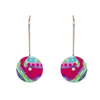 Button Drop Earring