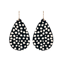 Small Tear Drop Art Earring