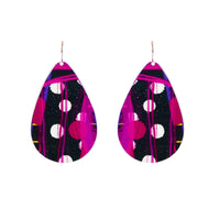 Small Tear Drop Art Earring