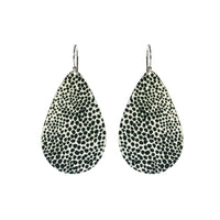 Small Tear Drop Art Earring