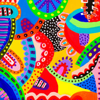 Rainbow Fiesta - 450mm x 450mm