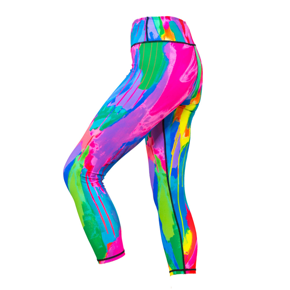 Women's neon tiger leggings - Riri Marie