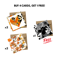 Greeting Cards: The Safari Heart Pack
