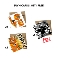 Greeting Cards: The Lovely Safari Pack