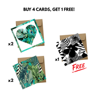 Greeting Cards: The Turquoise Heart Pack