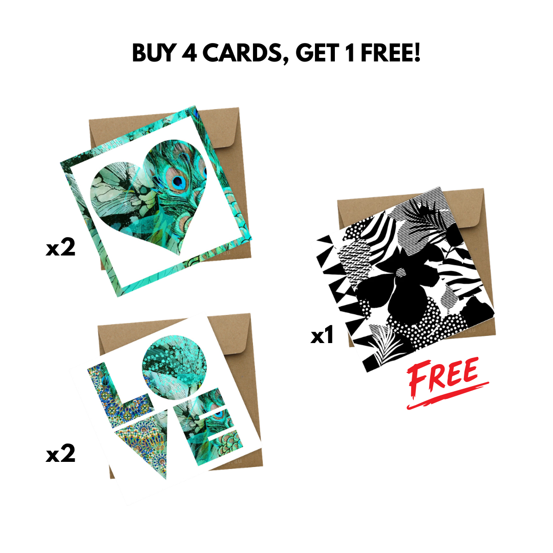 Greeting Cards: The Turquoise Love Pack