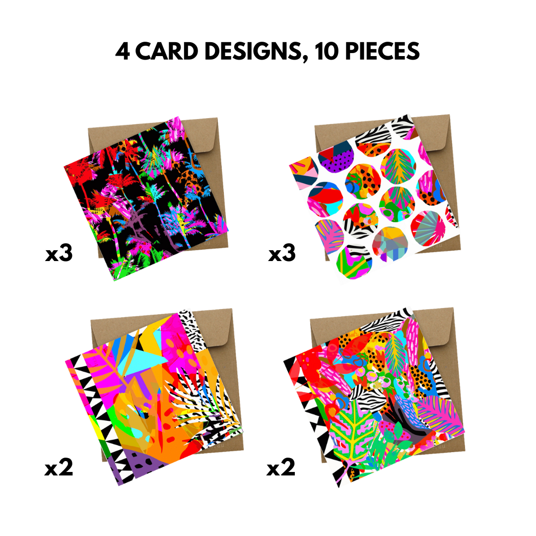 Greeting Cards: Exotic Tropical Getaway Pack