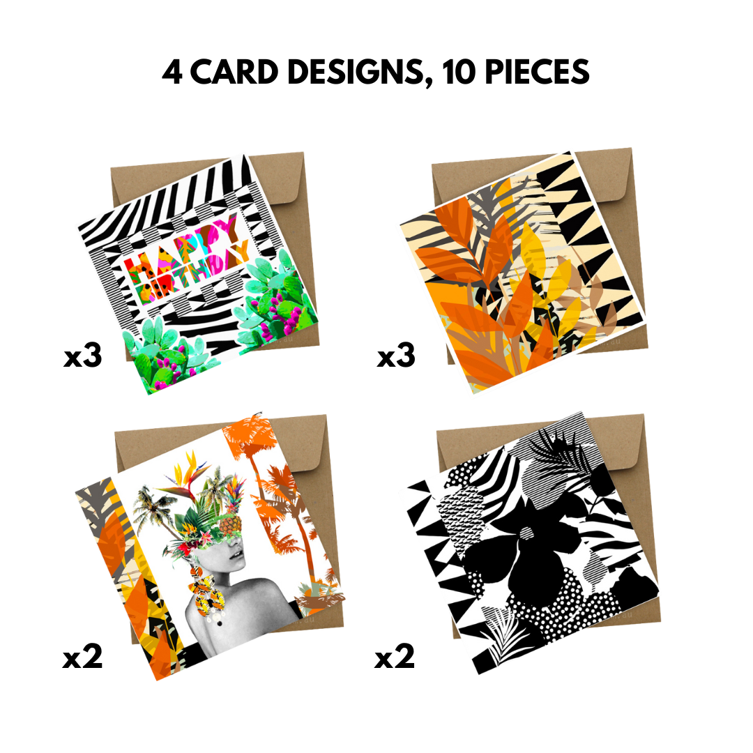 Greeting Cards: The Dark Safari Beauty Pack