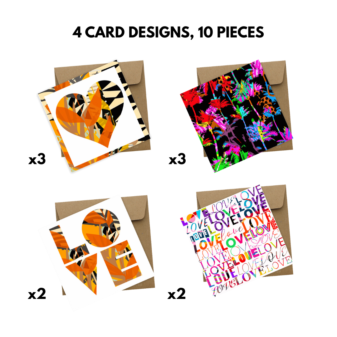 Greeting Cards: The Safari Love Pack