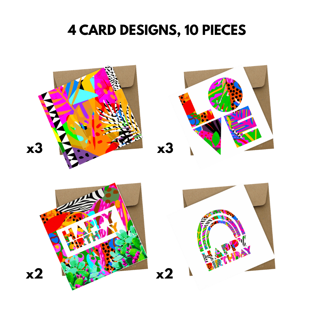 Greeting Cards: The Colorful Life Pack