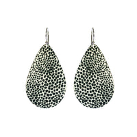 Small Tear Drop Art Earring