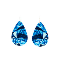 Small Tear Drop Art Earring