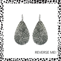 Small Tear Drop Art Earring