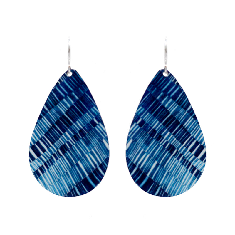 Small Tear Drop Art Earring